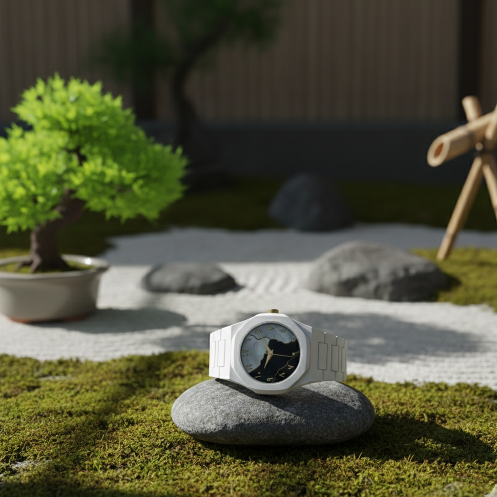 White Aura Watch – Elegant Waterproof Design - Product Image 4