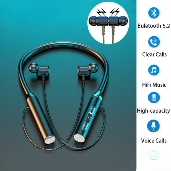 Universal Wireless Bluetooth Neckband – Long Battery - Product Image 2