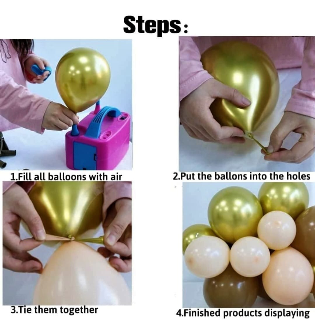 Coffee Brown Balloon Garland Kit – 155pcs - Product Image 2