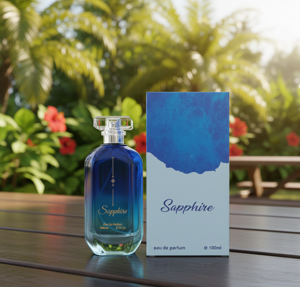 Sapphire Perfume 100ml – Elegant Long-Lasting - Product Image 1