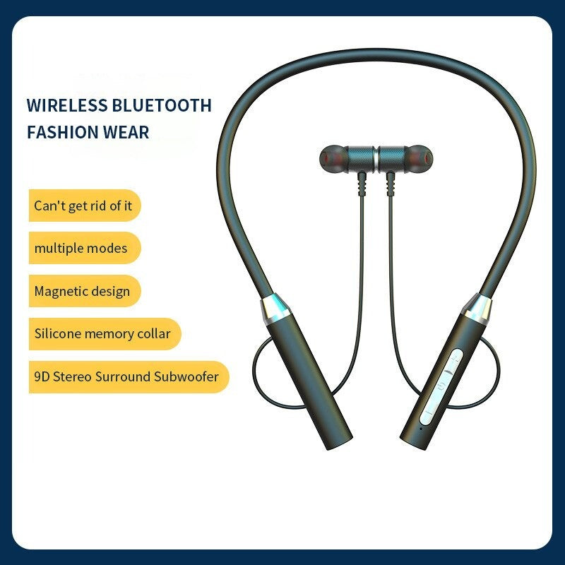 Universal Wireless Bluetooth Neckband – Long Battery - Product Image 4