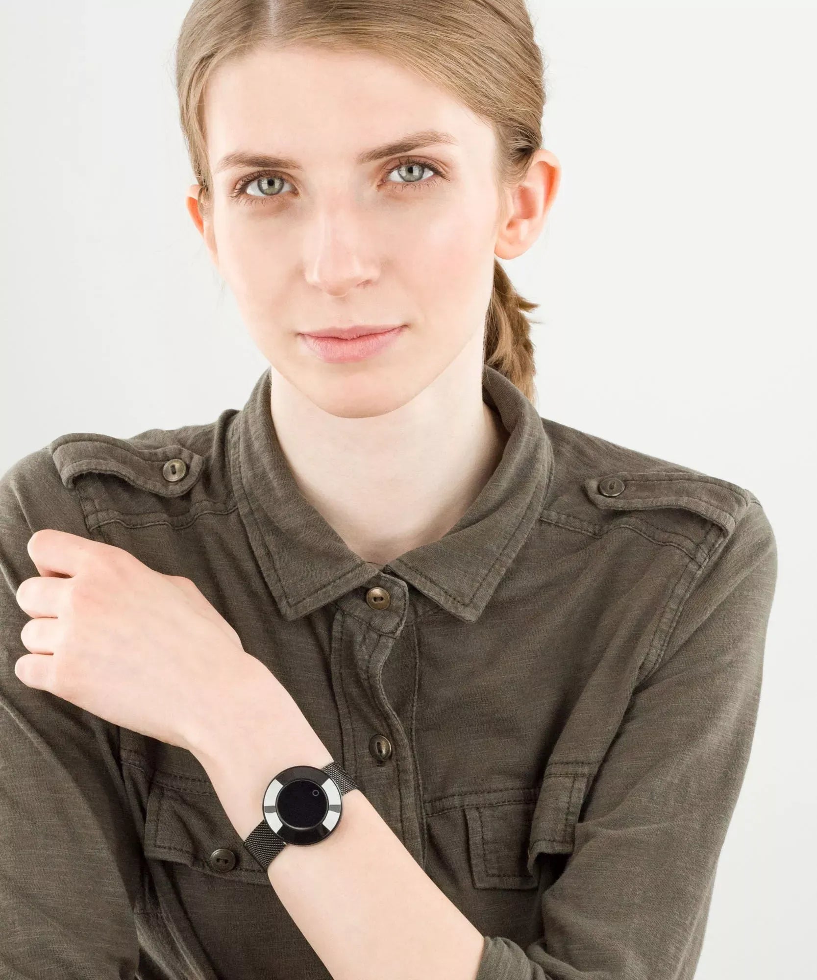 Ladies Smart Watch with Mesh Strap – Stylish Digital - Product Image 2