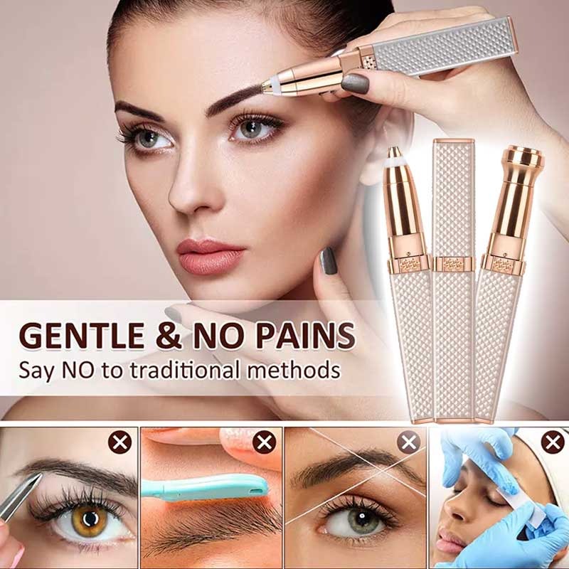 2-in-1 Facial Hair Remover & Eyebrow Trimmer – luxury product photo 4, NORE store