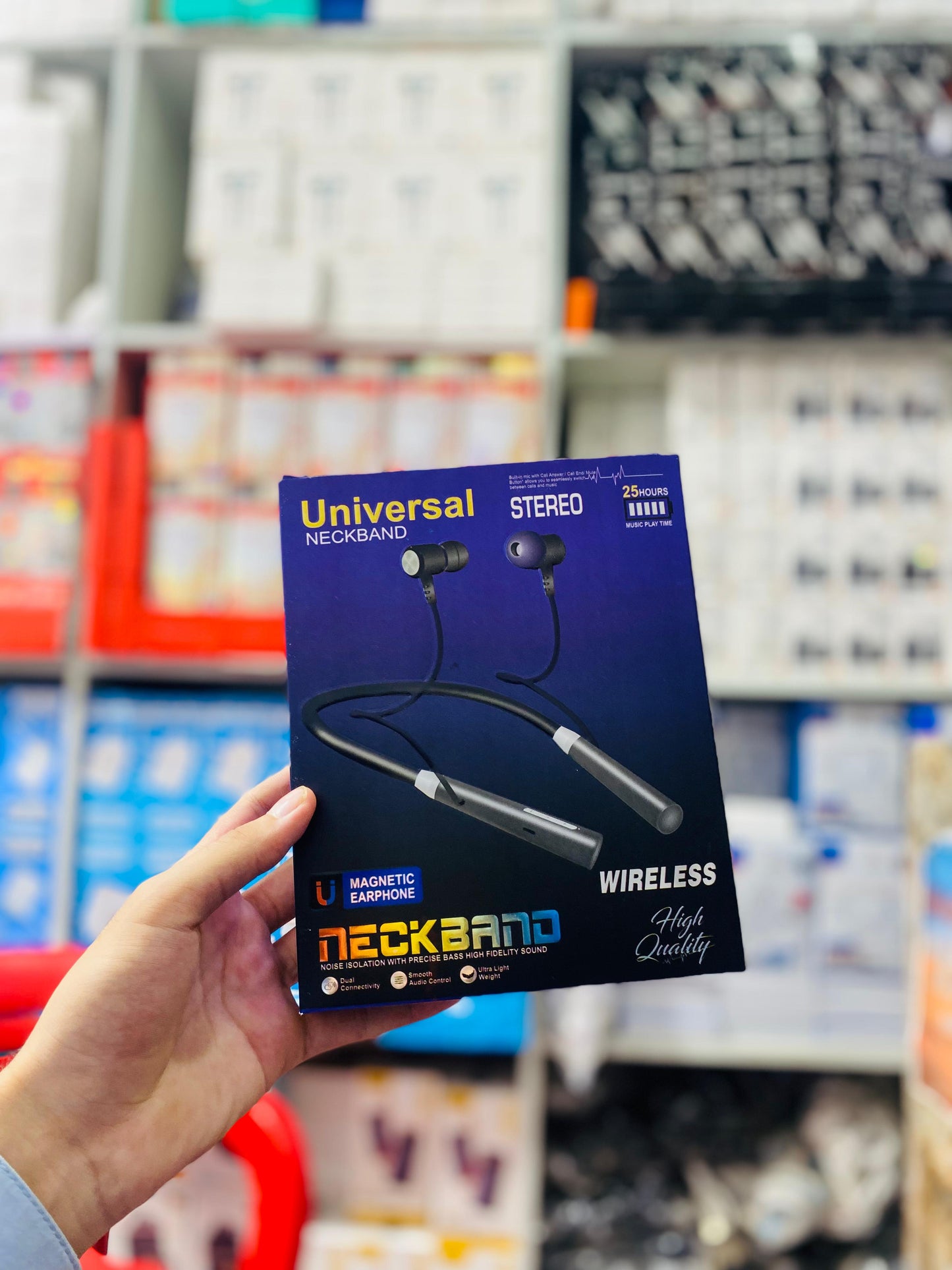 Universal Wireless Bluetooth Neckband – Long Battery - Product Image 6