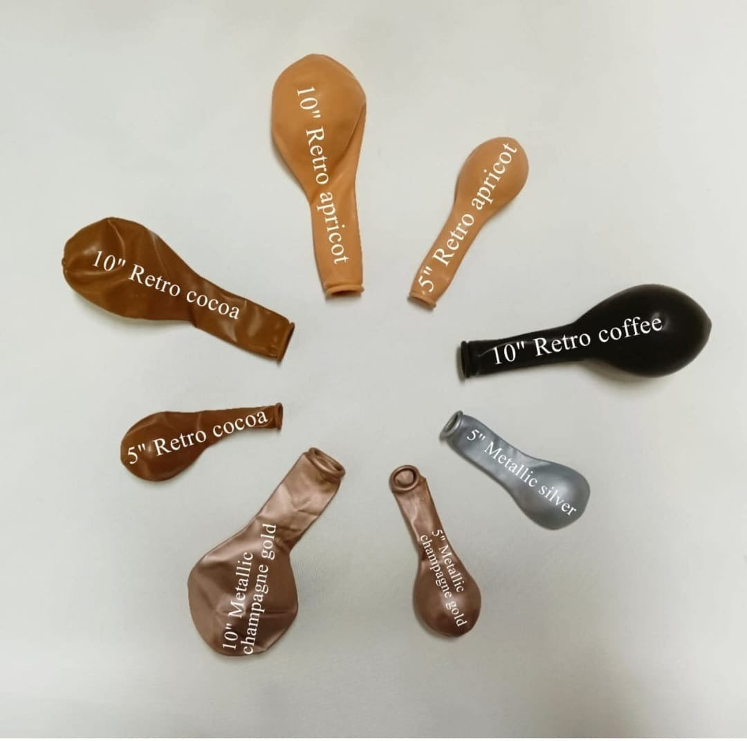 Coffee Brown Balloon Garland Kit – 155pcs - Product Image 5