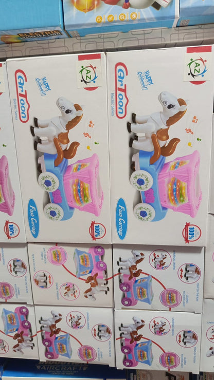Cartoon Flash Carriage Musical Toy with Lights & Sound for Kids – luxury product photo 3, NORE store