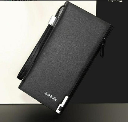 Balebaily Premium Black Long Leather Wallet - Product Image 1