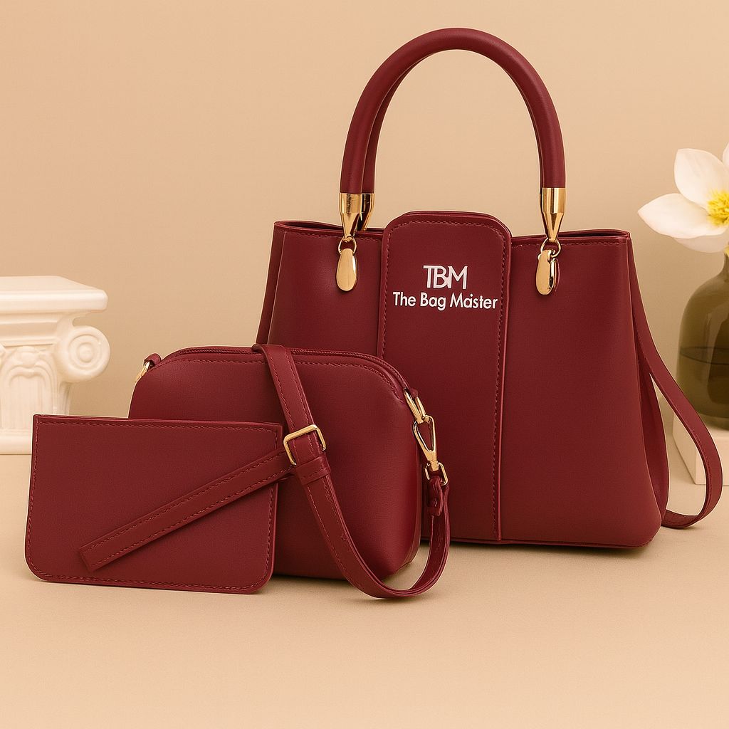 3-Piece Ladies Handbag Set – Elegant & Premium - Product Image 1