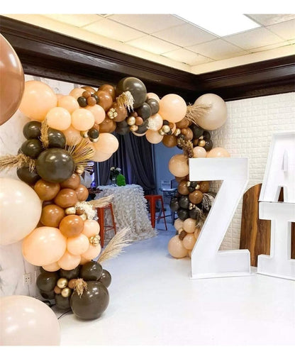 Coffee Brown Balloon Garland Kit – 155pcs - Product Image 7