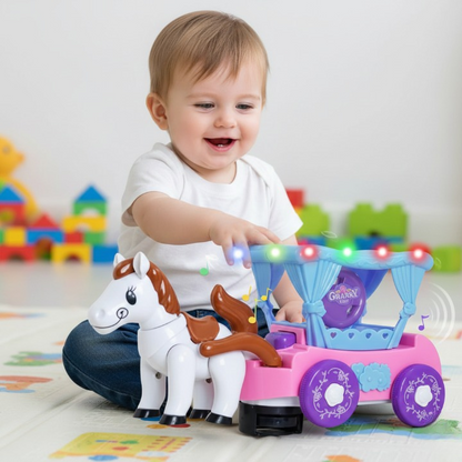 Cartoon Flash Carriage Musical Toy with Lights & Sound for Kids – luxury product photo 5, NORE store